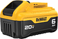 Bateria Ion De Litio 20v Xr 6.0 Ah Dewalt Dcb206 20v  - Miniatura 1