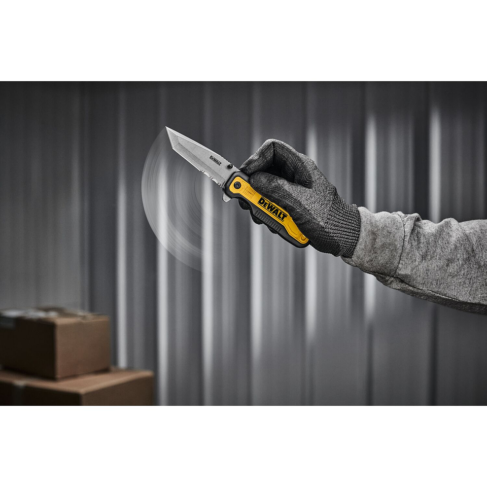 Cuchillo Plegable Con Dientes de Sierra DEWALT DWHT10994 8