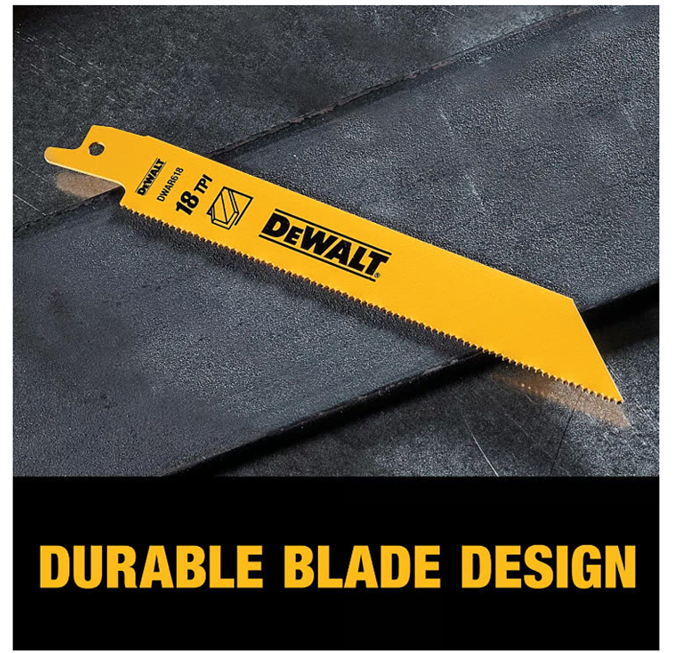 Dewalt 6 Hojas Para Sierra Sable Metal/madera Dw4856  4