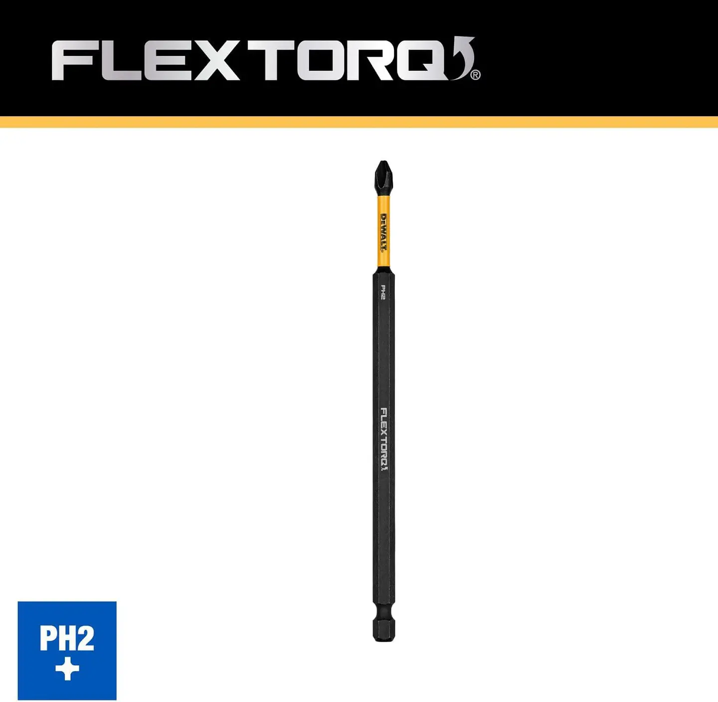 Puntas De Impacto Ph2 Flextorq Dewalt Pack 5 Un. 6 DWAF6PH2IR 4