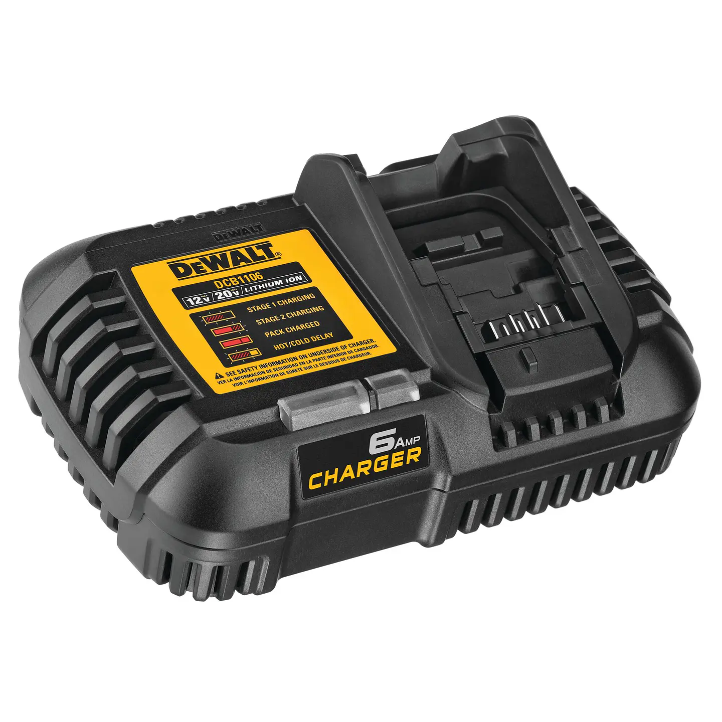 Cargador Dewalt Rapido Flexvolt Dcb1106 6 Amp/h  1