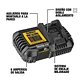 Cargador Dewalt Rapido Flexvolt Dcb1106 6 Amp/h  - Miniatura 4