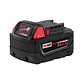 Bateria Milwaukee 18v Redlithium Xc 5.0 Ah  - Miniatura 3