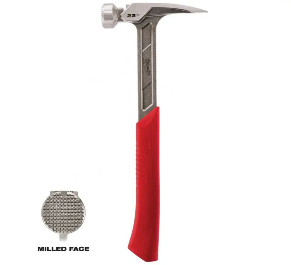Milwaukee - Martillo Carpintero De 22 Onzas Cara Fres  1