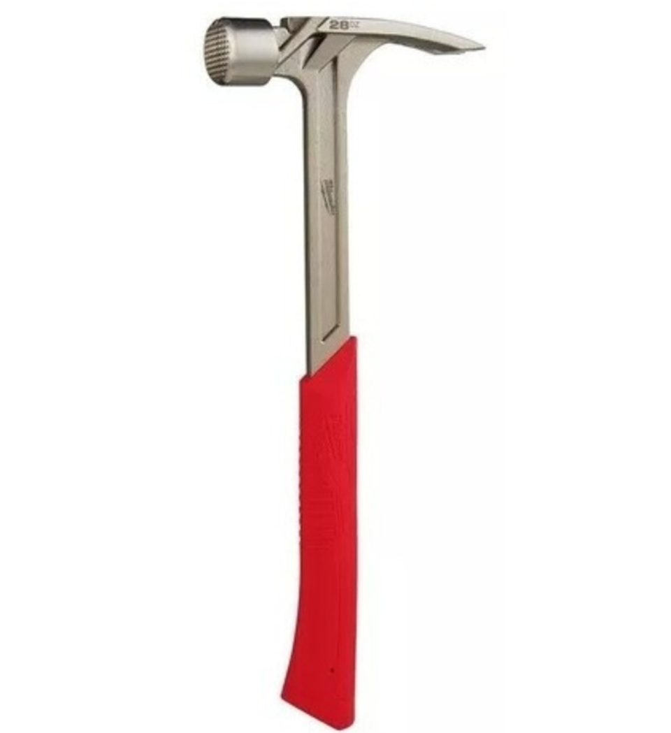 Martillo Carpintero Milwaukee 28 Onzas Cara Fresada  1