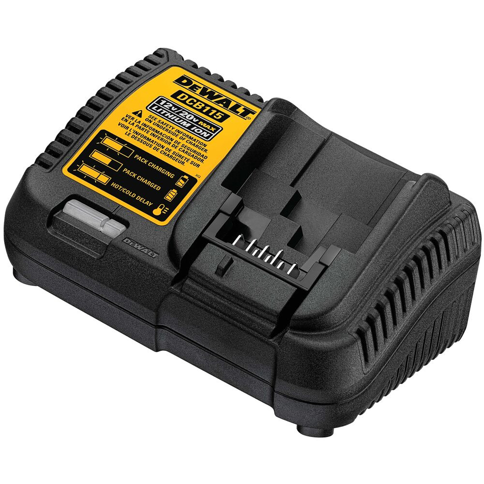 Cargador De Bateria Dewalt 20v Dcb 115 (adaptado A 220) 4
