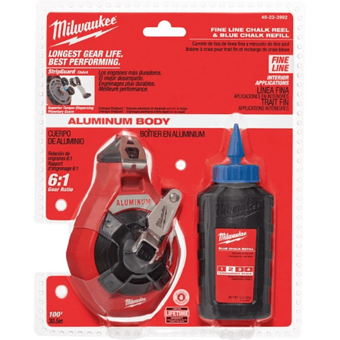Tizador Milwaukee, Con Tiza Y Cuerpo De Aluminio