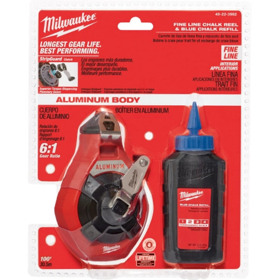 Tizador Milwaukee, Con Tiza Y Cuerpo De Aluminio 1