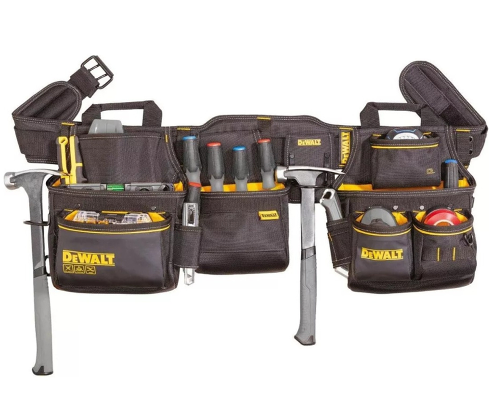 Cinturón Porta Herramientas 26 Bolsillos Dwst540601 4
