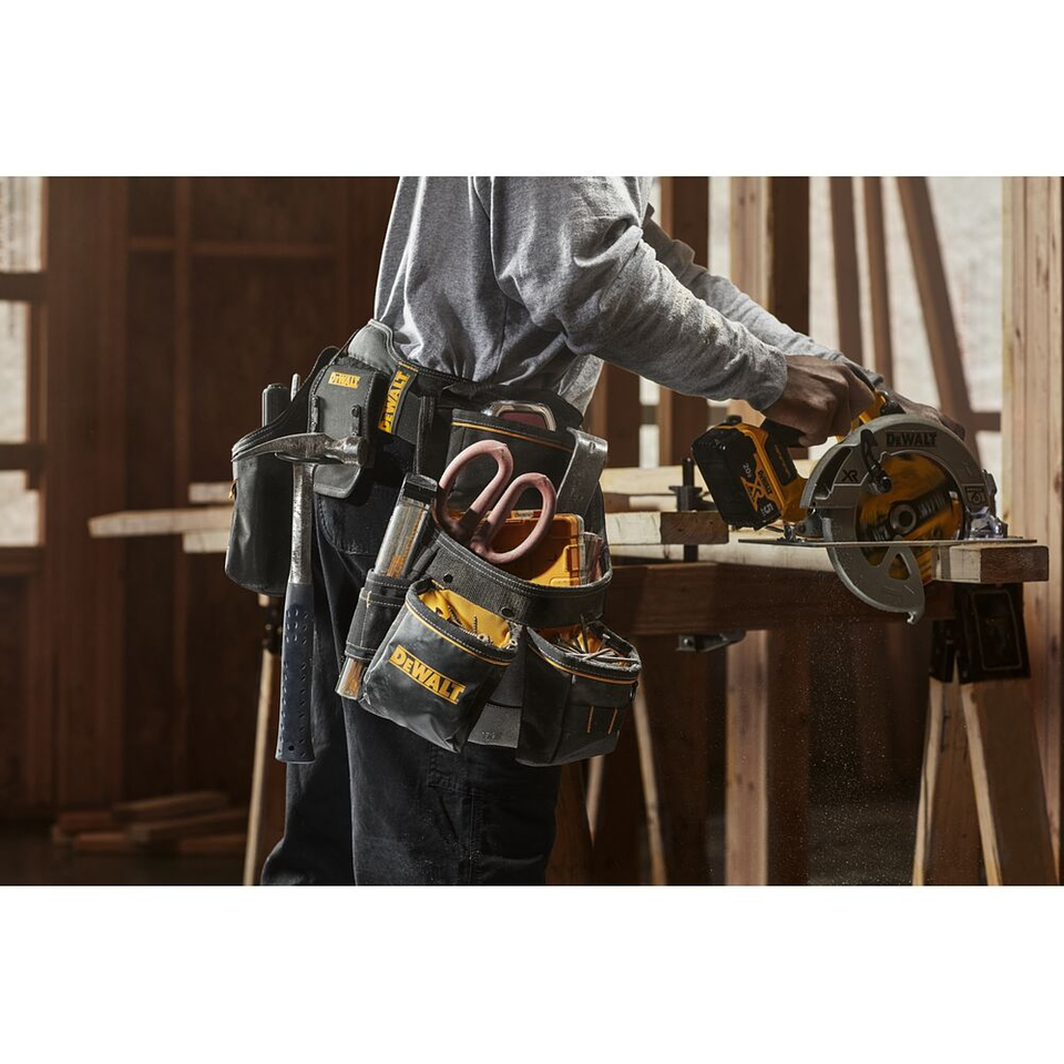 Cinturón Porta Herramientas 26 Bolsillos Dwst540601 5