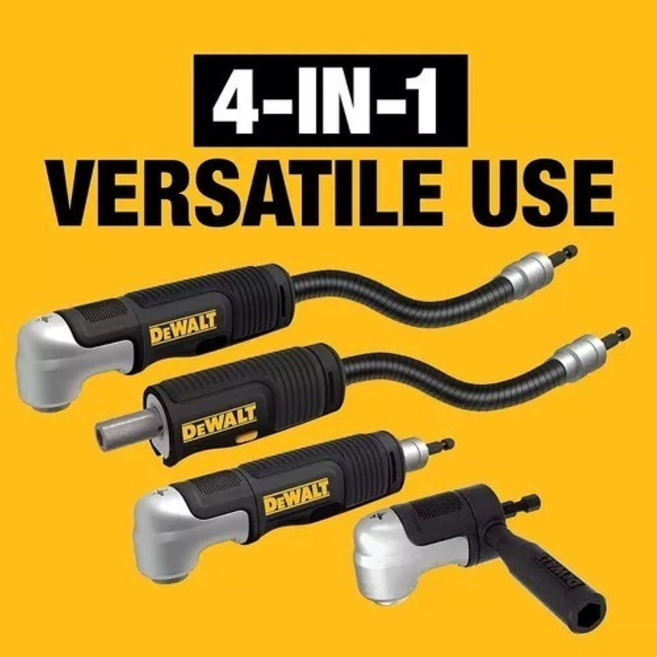 Adaptador Ángulo Recto Dewalt Sistema 4 En 1  5