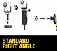 Adaptador Ángulo Recto Dewalt Sistema 4 En 1  - Miniatura 3
