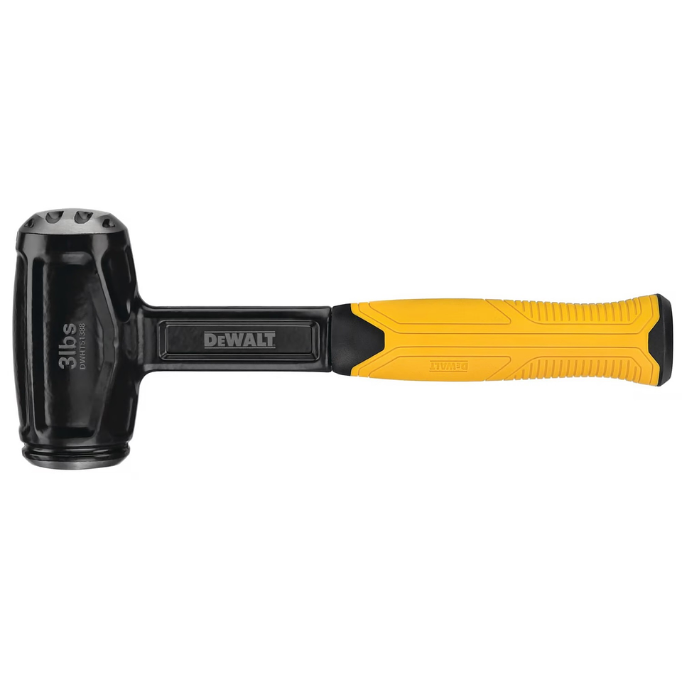 Combo Martillo Mazo De Acero 3lbs Dewalt Dwht51388 5