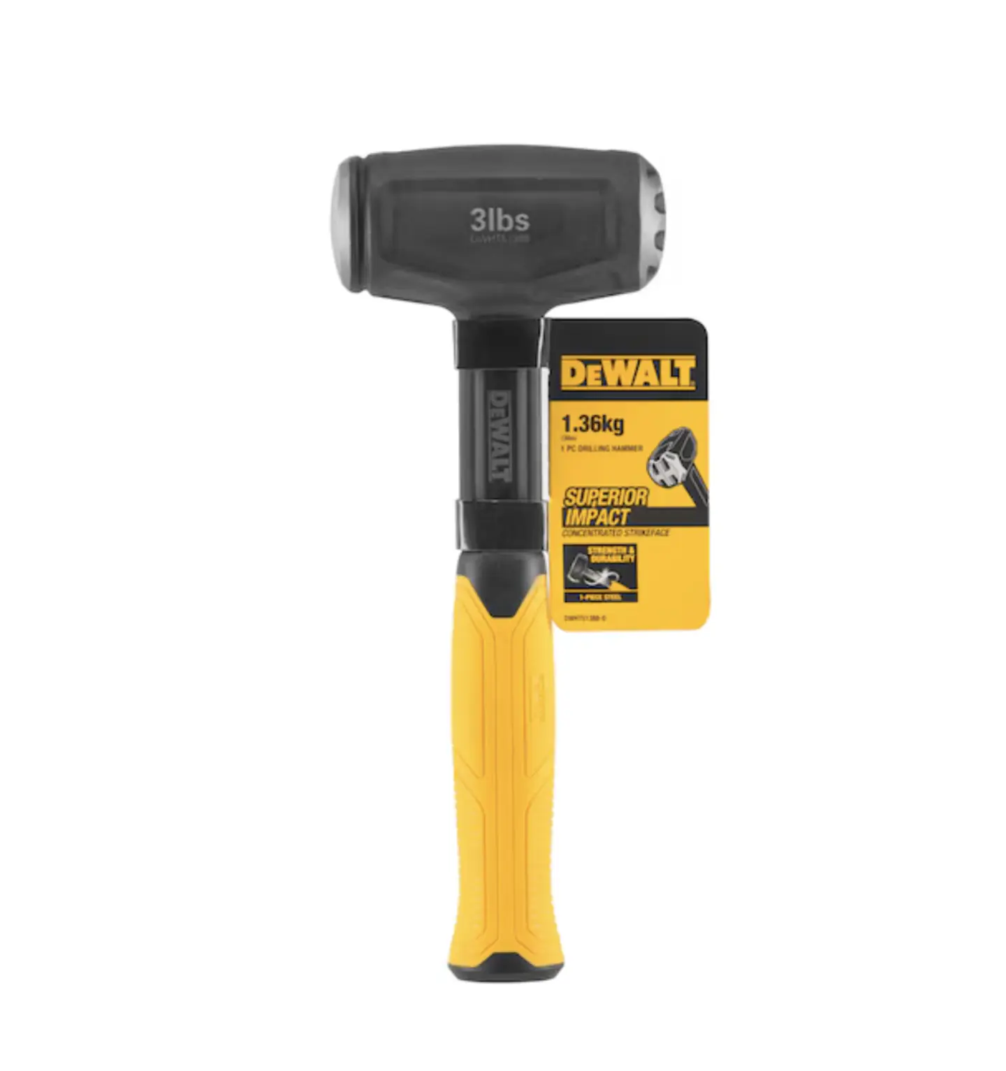 Combo Martillo Mazo De Acero 3lbs Dewalt Dwht51388 1