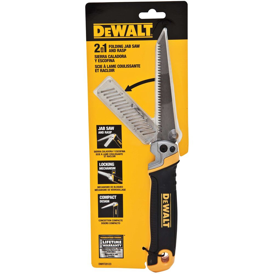 Dewalt - Juego De Sierra Yeso Carton Plegable (2 En 1) 1