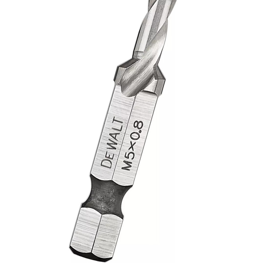 Broca Impacto Punta Macho 5x0,8mm Dewalt Dwadtqtr5mm8 5
