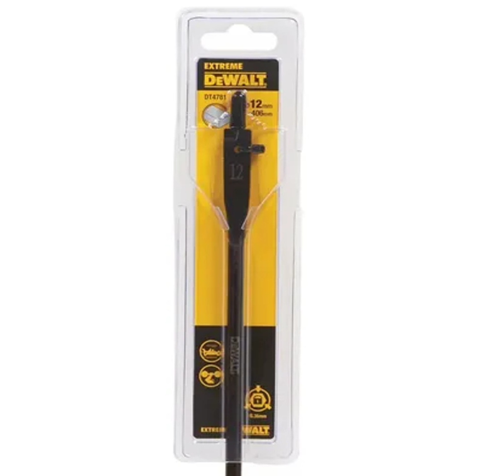 Broca Paleta Madera Plana 12x406mm Dewalt Dt4781-qz 2