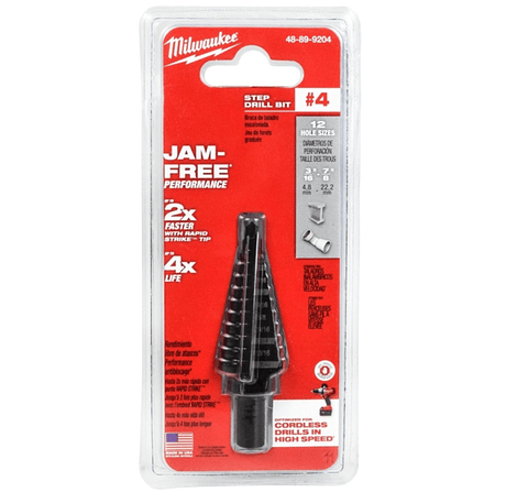 Broca Cono Escalonada Milwaukee 48-89-9204 - 22mm