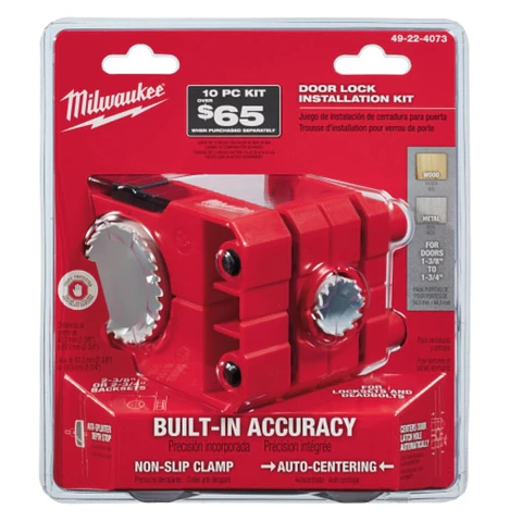 Kit De Instalación Cerradura Milwaukee Bi-metal 