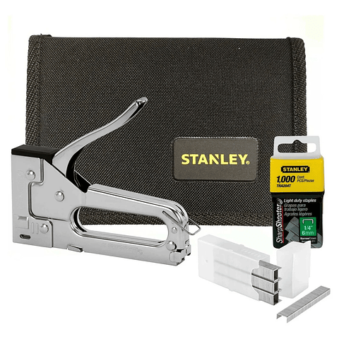 Engrapadora de Uso Ligero Stanley con grapas TR45KC
