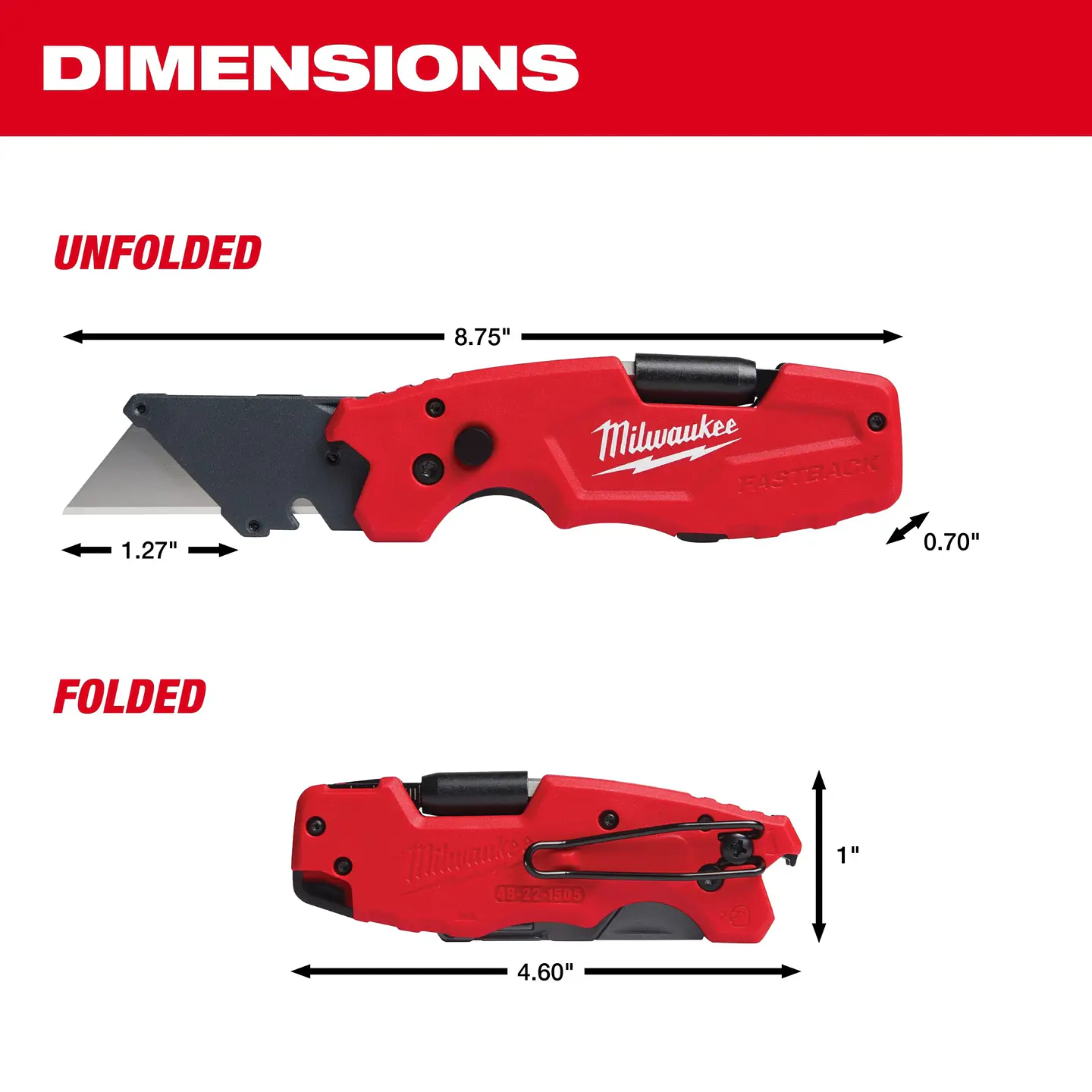 Milwaukee - Cuchillo Cartonero 48-22-1505 6 En 1  5