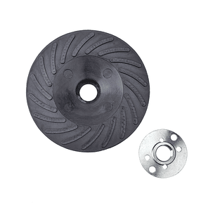 Soporte Para Discos De Lija 4 1/2 Semi Rígido Estriado