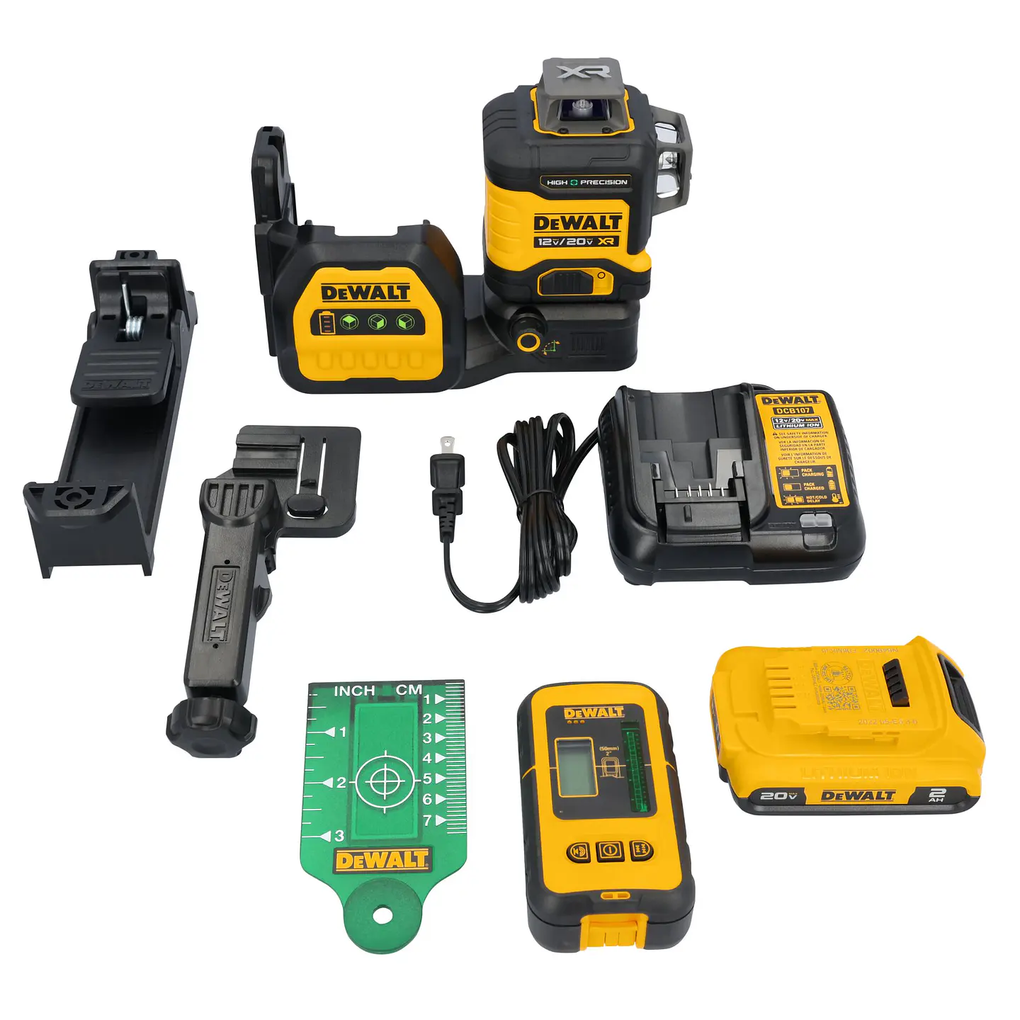 Láser De Línea Xr De 12v/20v De 360 Dewalt Dcle34033d1 1