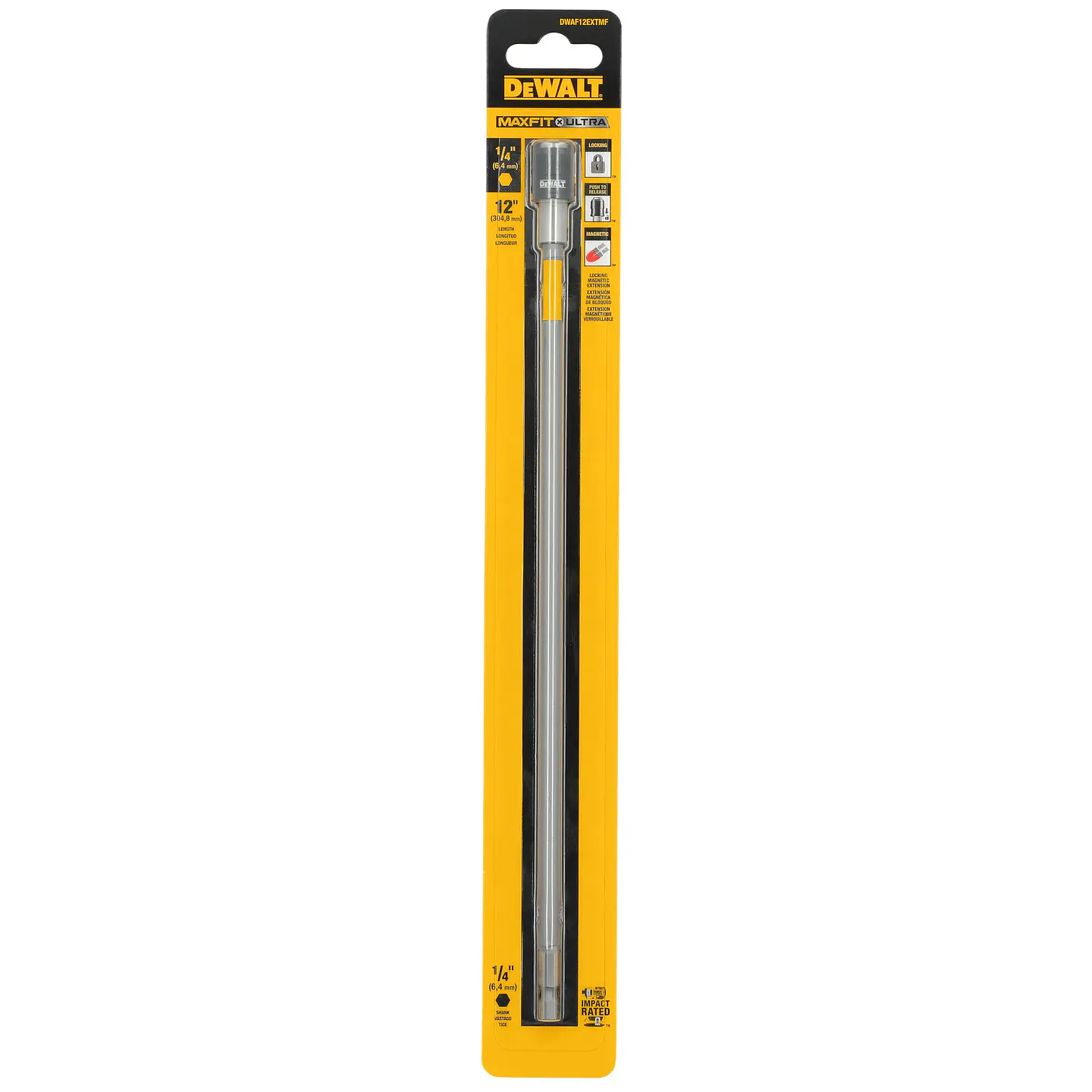 Extensión Magnética C/bloqueo 1/4 12 Dewalt Dwaf12extmf  4