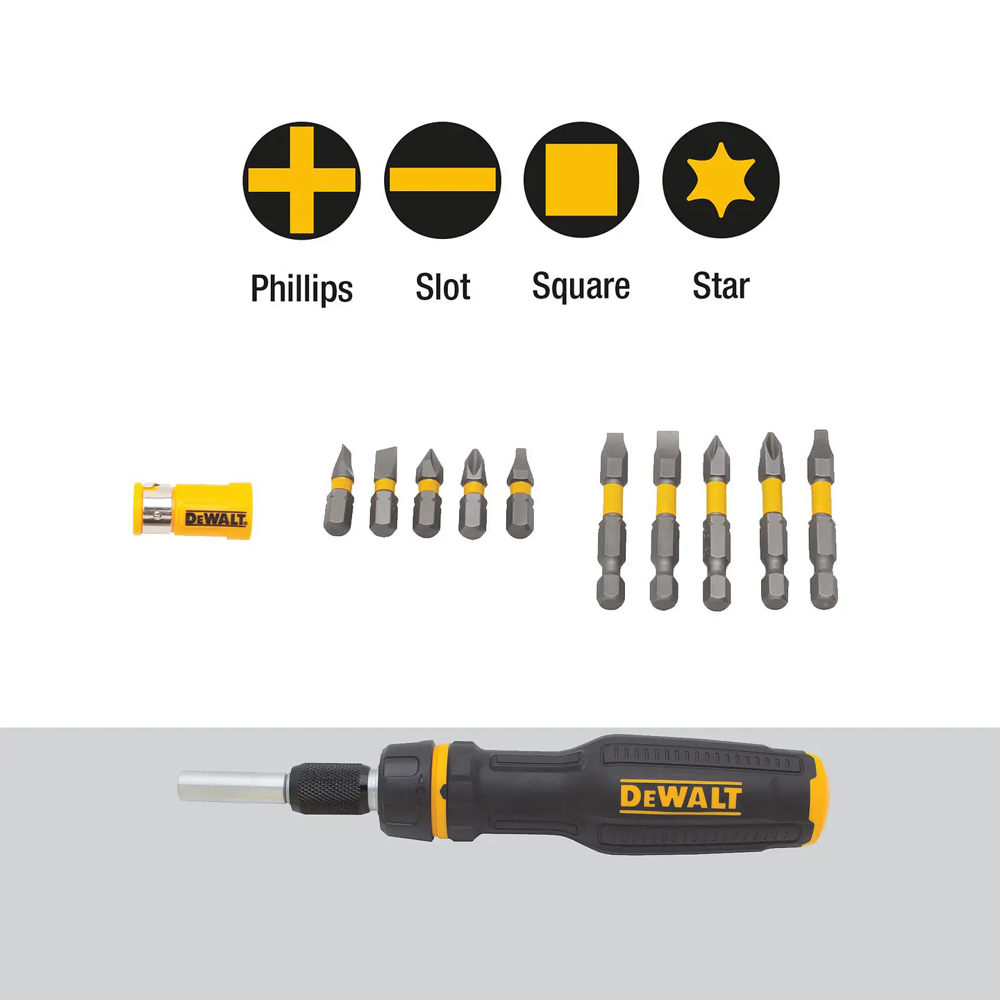 Destornillador De Trinquete Telescópico Multipunta 4