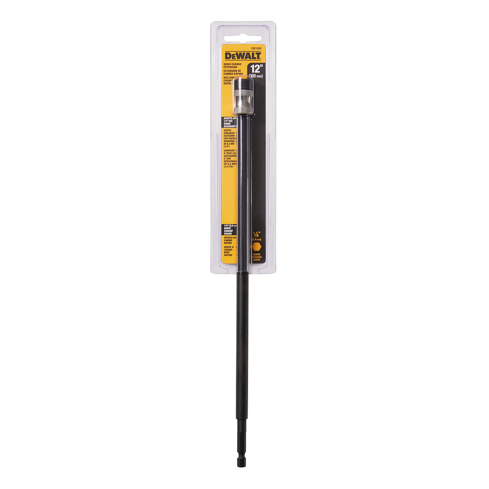 Extensión De Broca 12 Vástago 1/4 Dewalt Dw1589 2