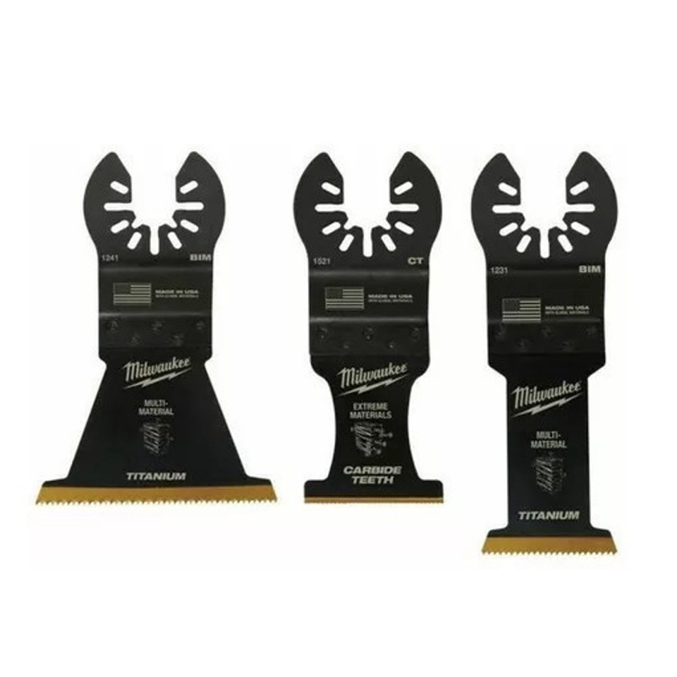 Milwaukee - Accesorios Oscilantes De 3 Piezas Usa 1