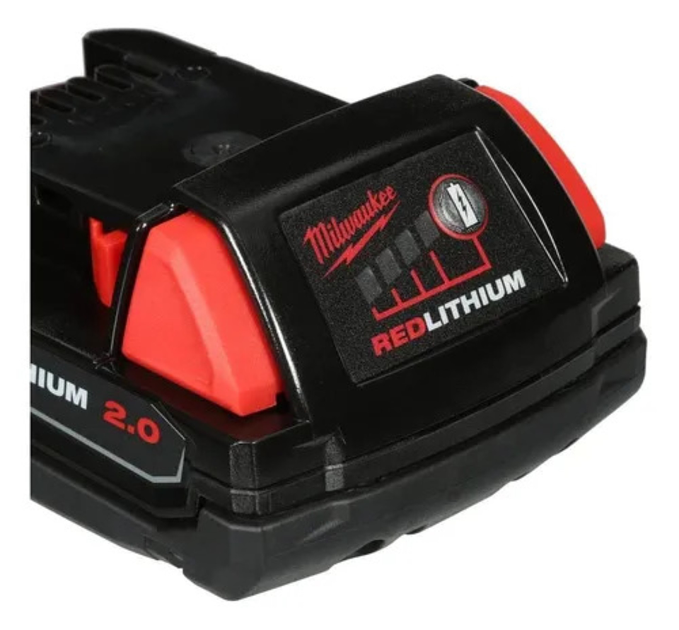 Batería Milwaukee Redlithium M18 2ah (amperes-hora)  3