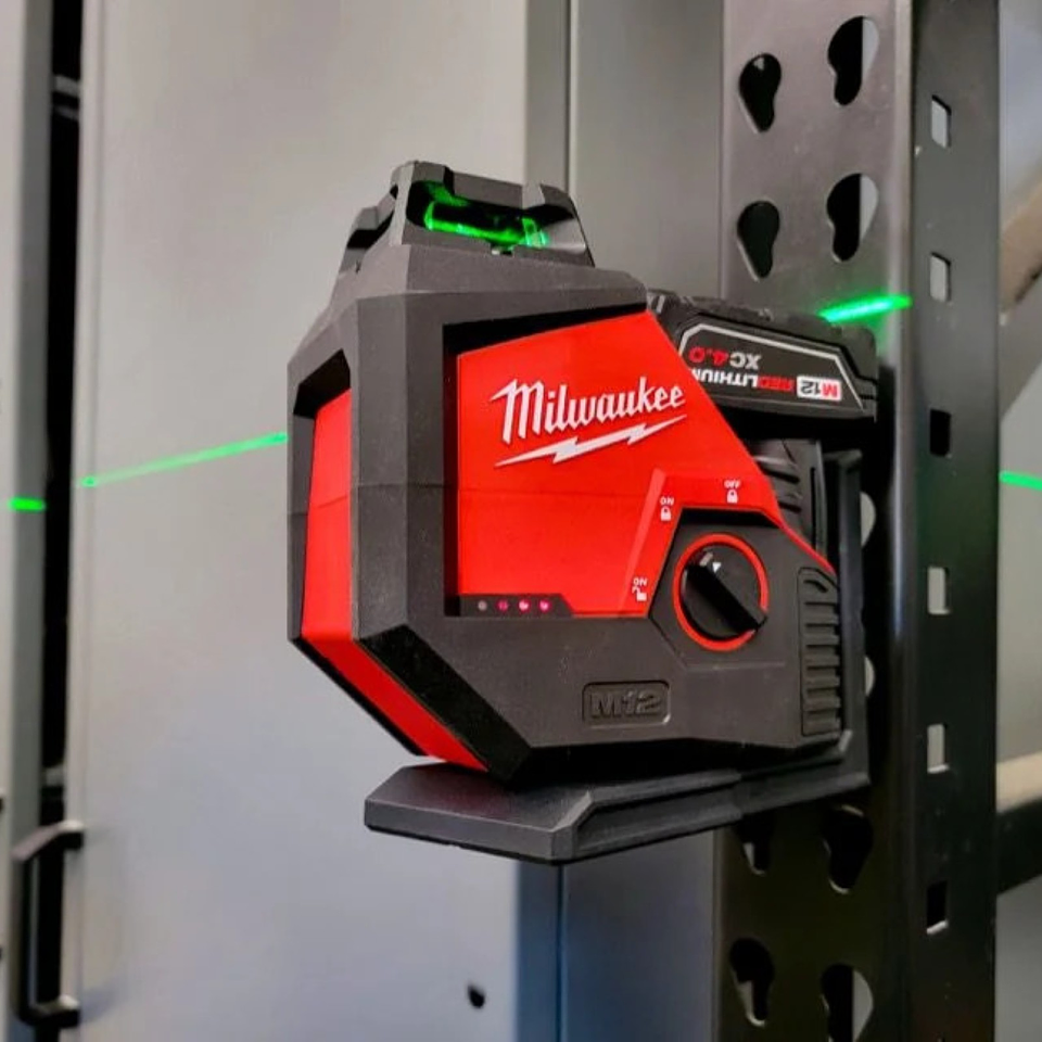 Kit Nivel Láser verde de 3 planos en 360° Milwaukee 3632-21 6