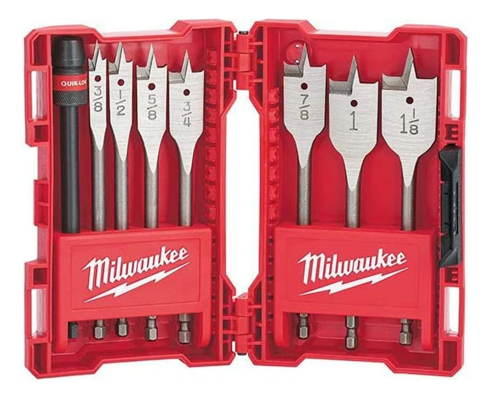 Brocas Paleta Milwaukee 49-22-0175 (8 Piezas)  1