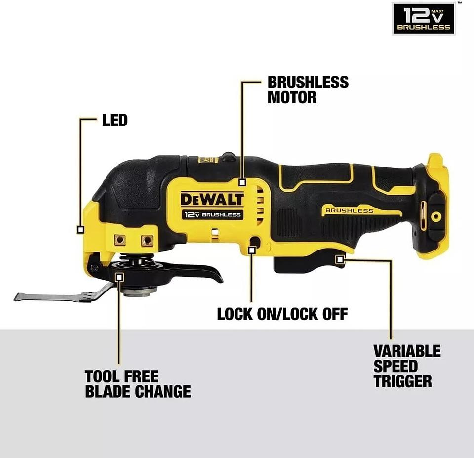 Dewalt 12v Extreme Oscilante Multiherramienta  3