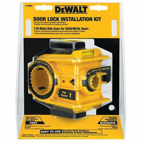 Kit De Instalación Cerradura Dewalt Bi-metal 