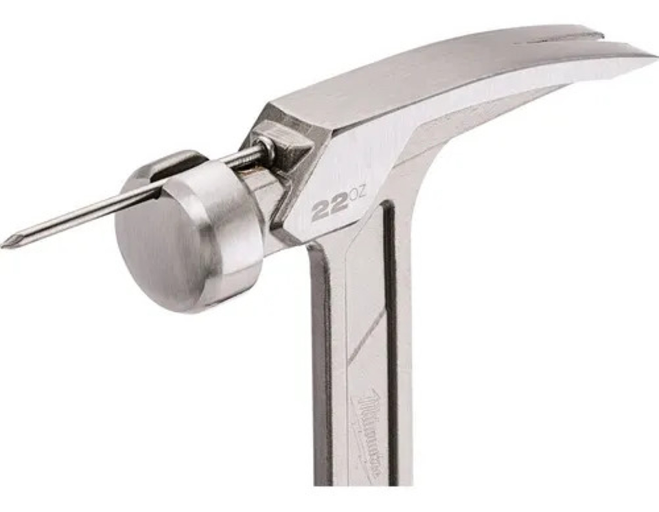 Martillo De 22 Onzas Cara Lisa Mango Shockshield  Milwaukee  2