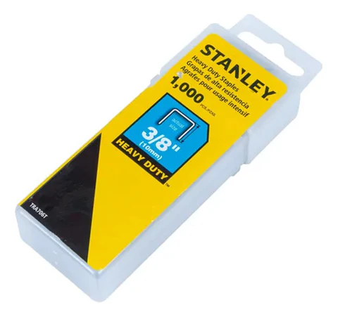 Grapas Para Trabajo Pesado 3/8" 1000 un. Stanley TRA706T