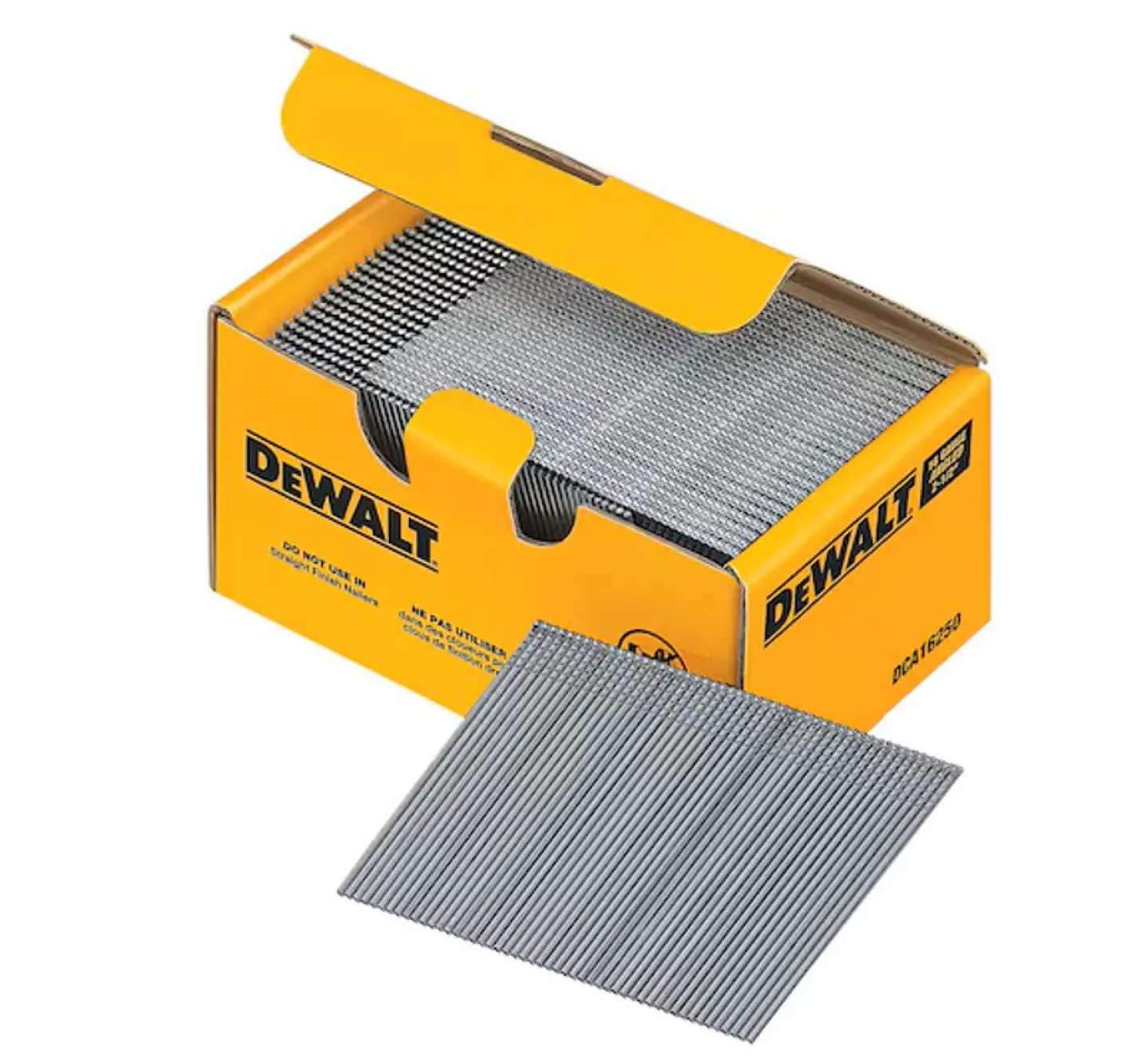 Caja de 2500 Clavos Reforzados 2-1/2 16ga Dewalt DCA16250 1