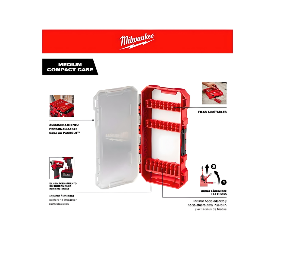 Set De Puntas De Impacto Milwaukee 18 Pzs. 48-32-4403 3