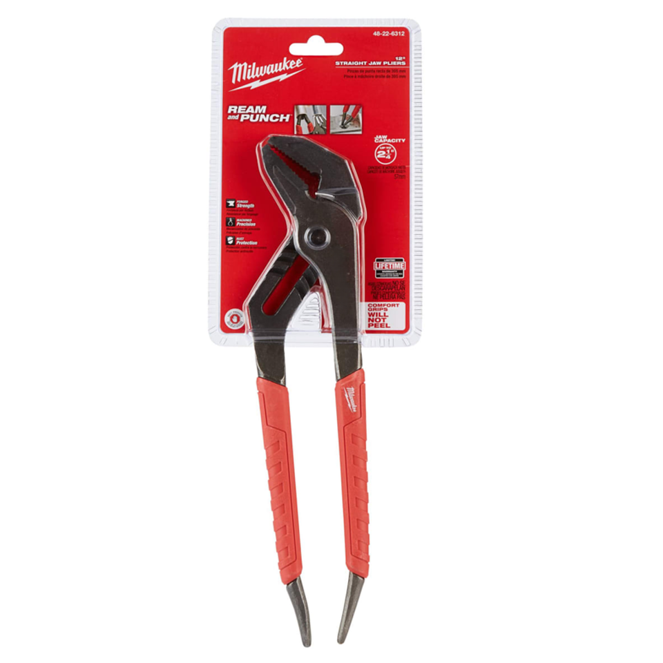 Alicate Ajustable Pico Loro 12'' Milwaukee 48-22-6312 2