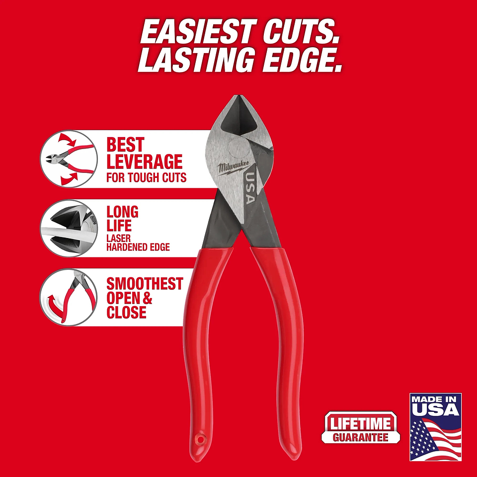 Alicate de corte diagonal de 6