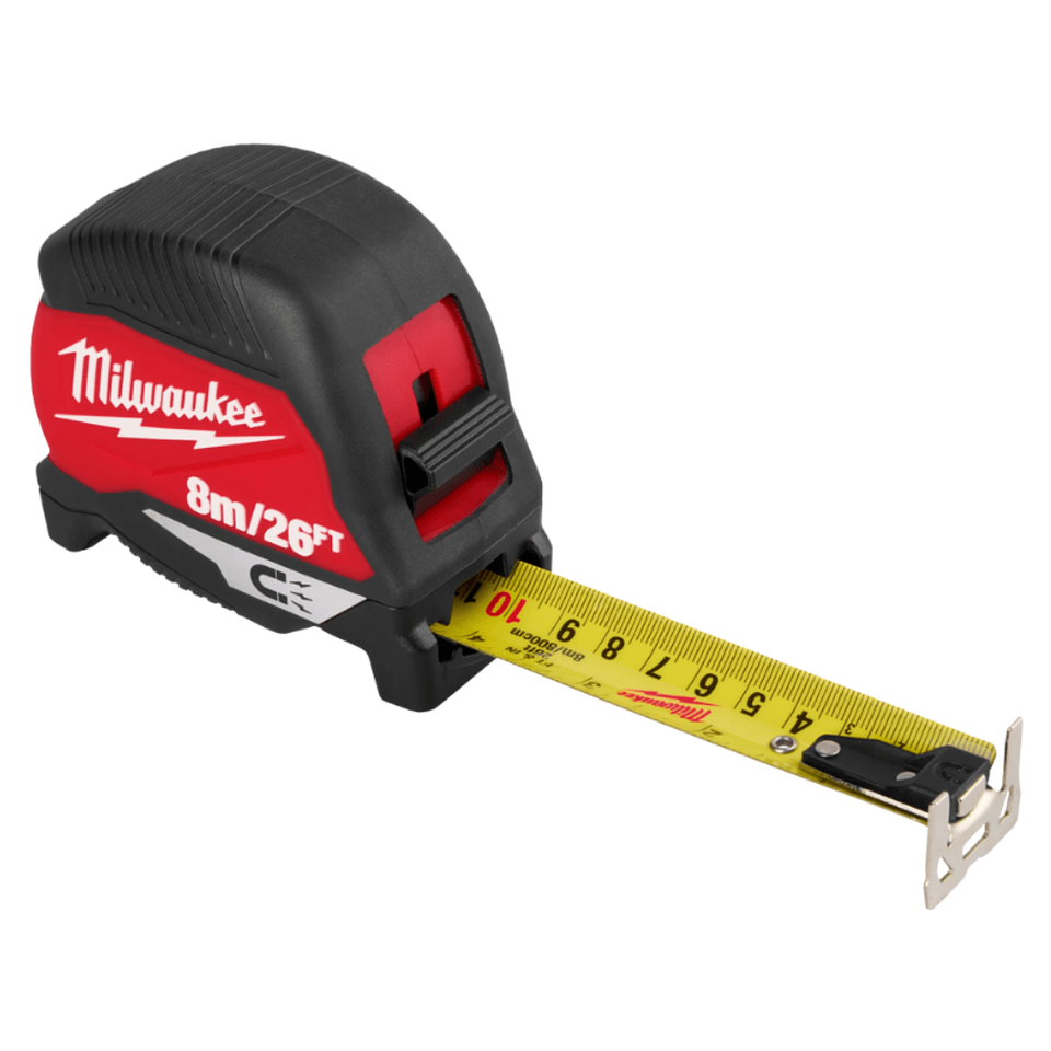 Huincha métrica magnética de 8 m/26 Milwaukee 48-22-1026M 3