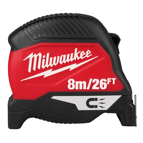 Huincha métrica magnética de 8 m/26 Milwaukee 48-22-1026M
