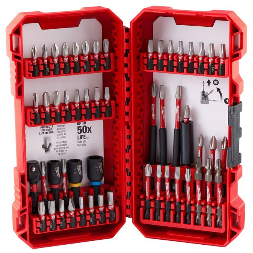 Set Puntas Impacto Shockwave 54 Pzas Milwaukee 48-32-4010 1