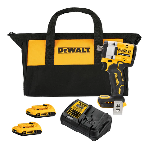 Kit Llave De Impacto Atomic 1/2" 20v Dewalt DCF922D2-B2