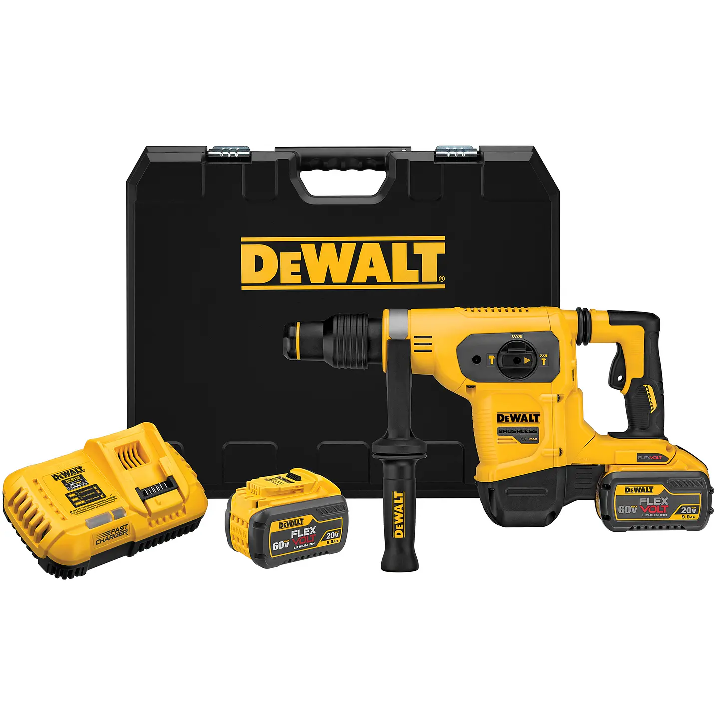 Kit Rotomartillo SDS MAX 60V + Accesorios DEWALT DCH481X2-B2 2