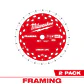 Pack 2 Discos Sierra Circular 7-1/4 24 Milwaukee 48-40-0722 - Miniatura 3