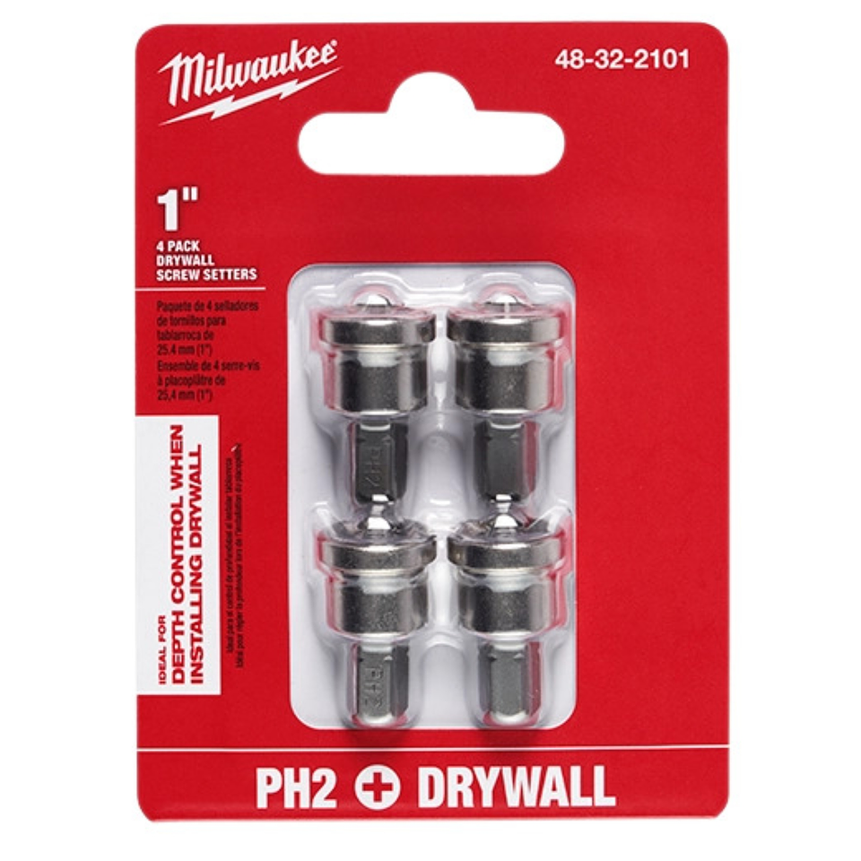 Ajustadores Tornillos PH2 Panel De Yeso Milwaukee 48-32-2101  1