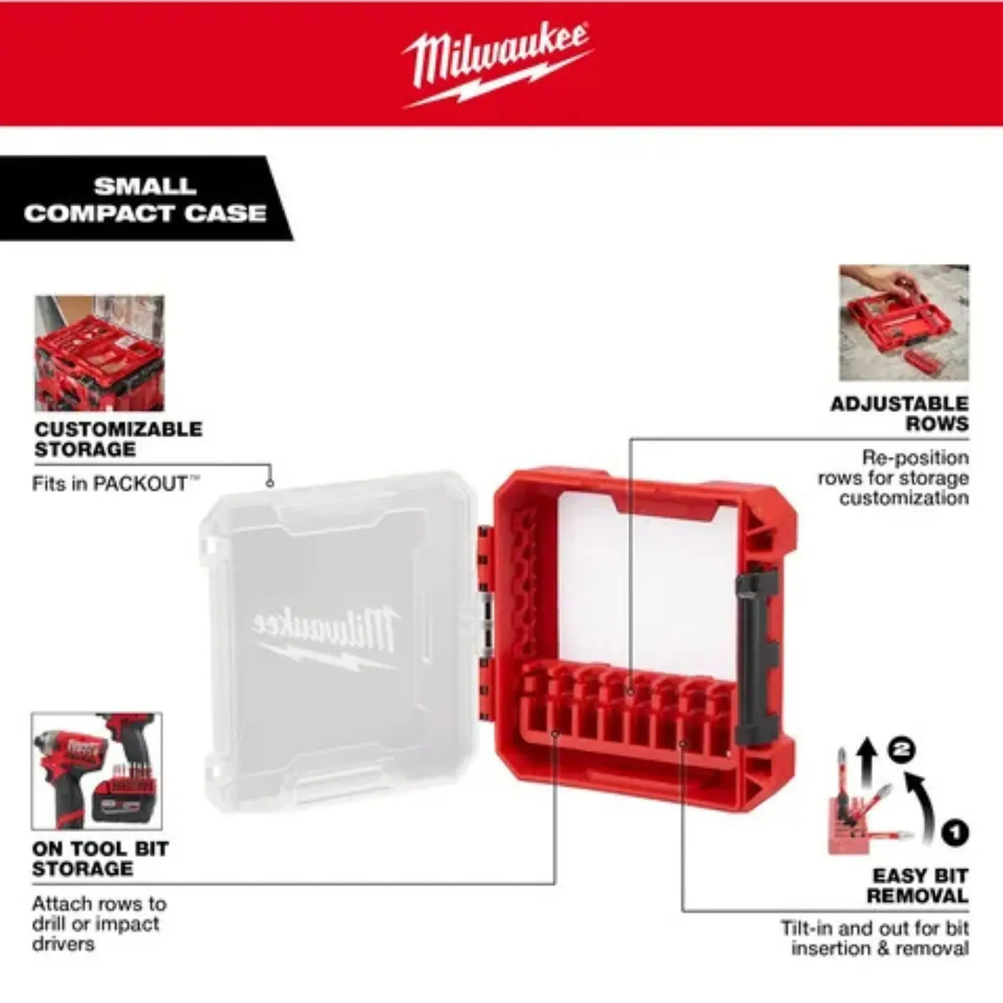 Puntas Shockwave 13 Piezas Para Packout Milwaukee  48-32-4035 2